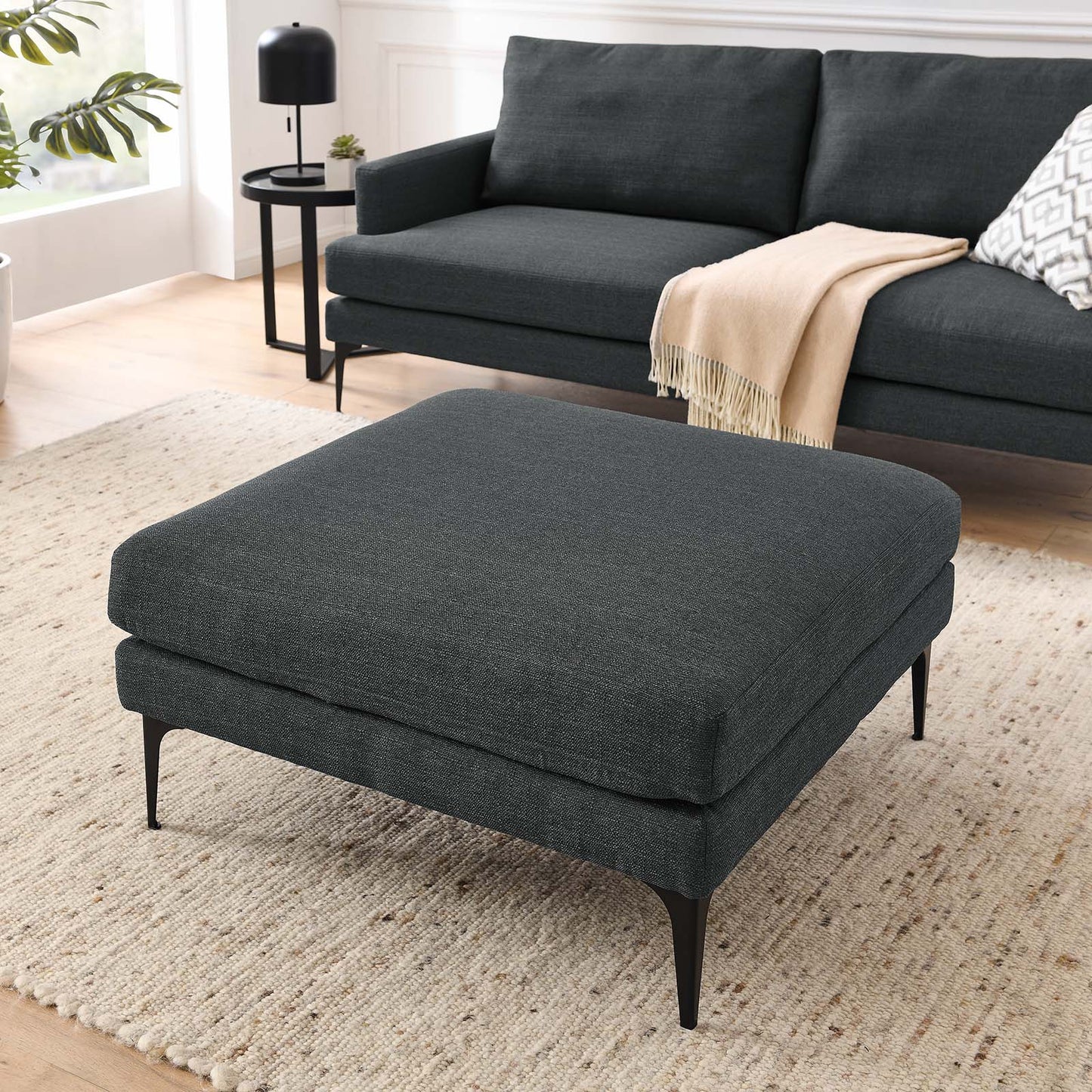 Evermore Upholstered Fabric Ottoman By Modway - EEI-6015 | Ottomans | Modishstore - 18