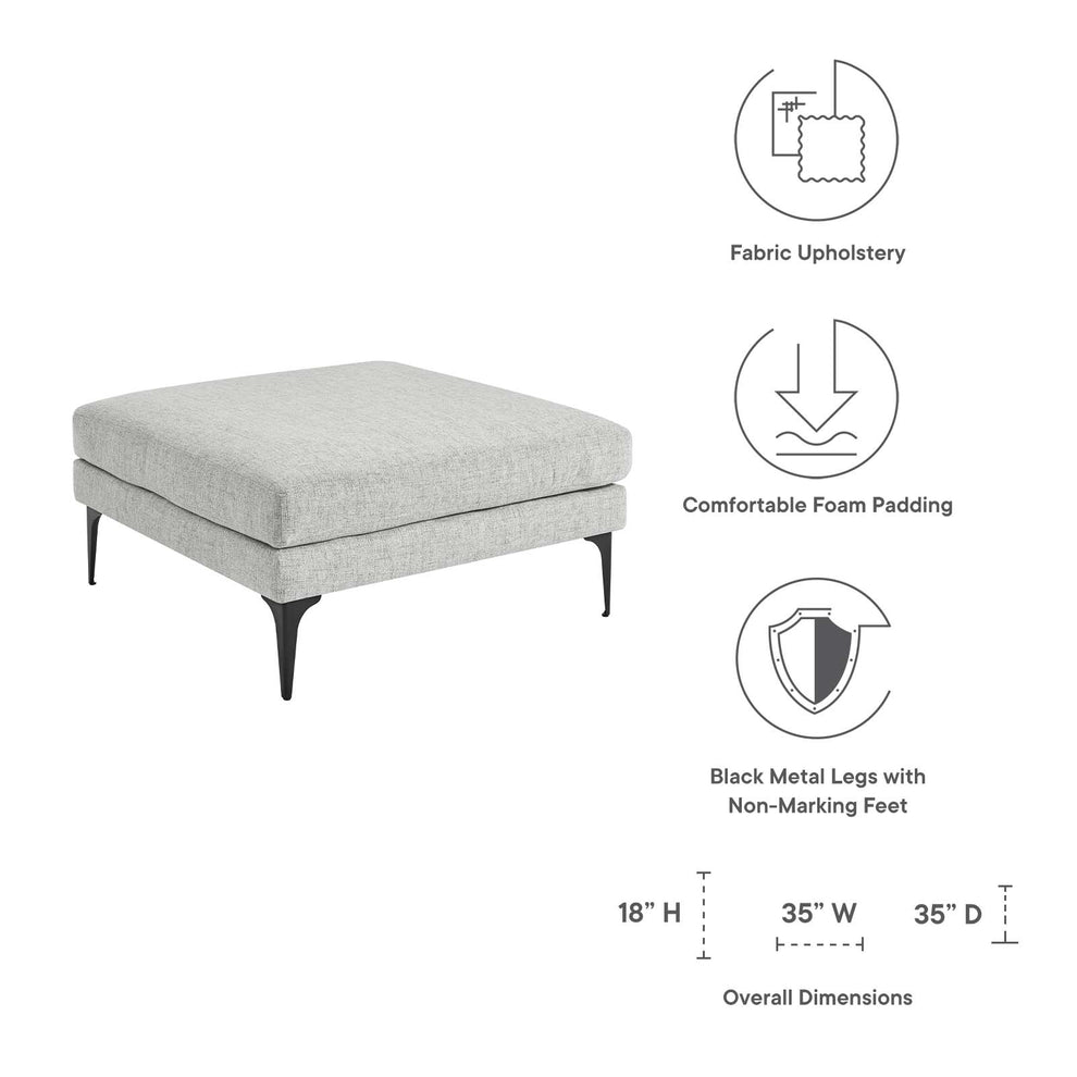 Evermore Upholstered Fabric Ottoman By Modway - EEI-6015 | Ottomans | Modishstore - 22