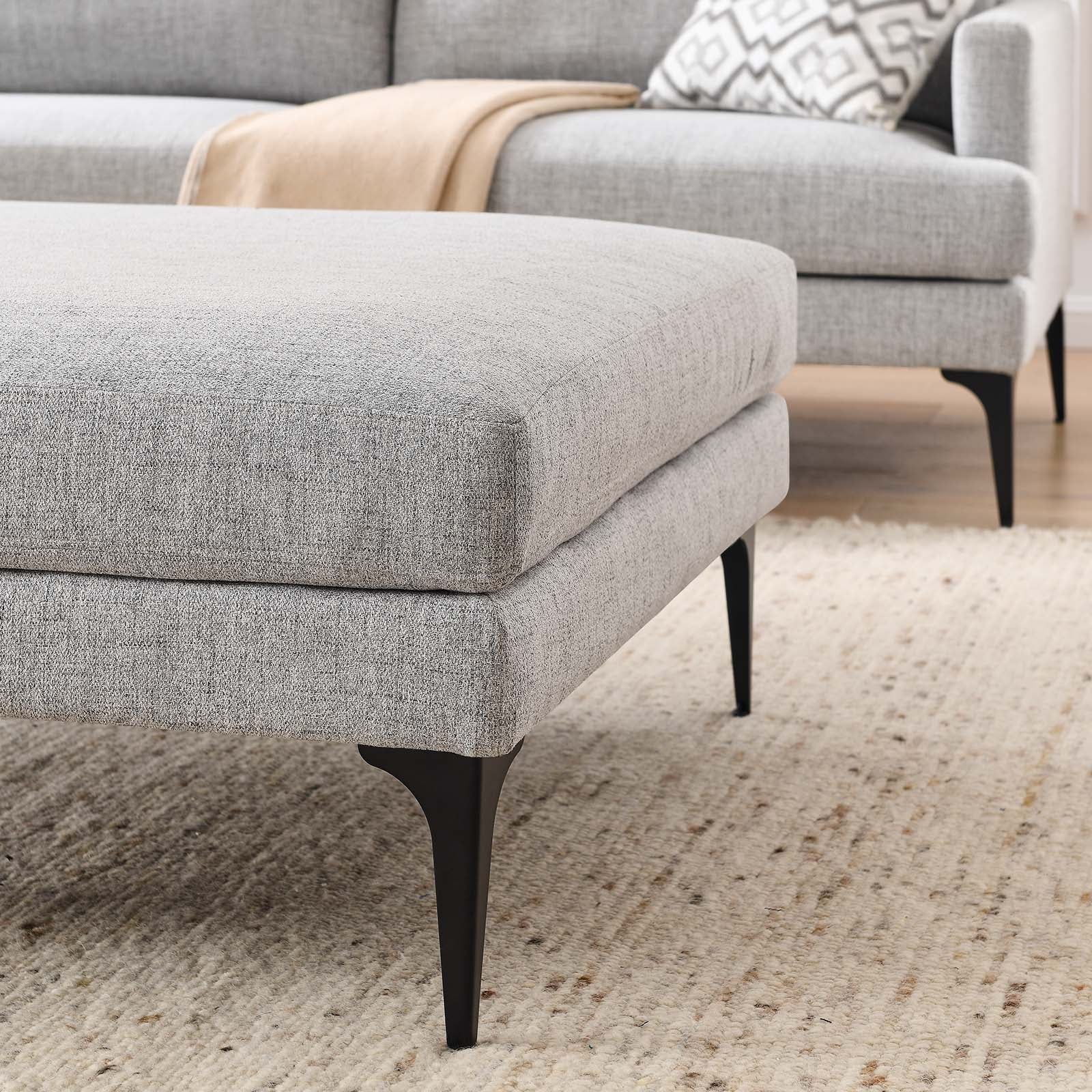 Evermore Upholstered Fabric Ottoman By Modway - EEI-6015 | Ottomans | Modishstore - 23
