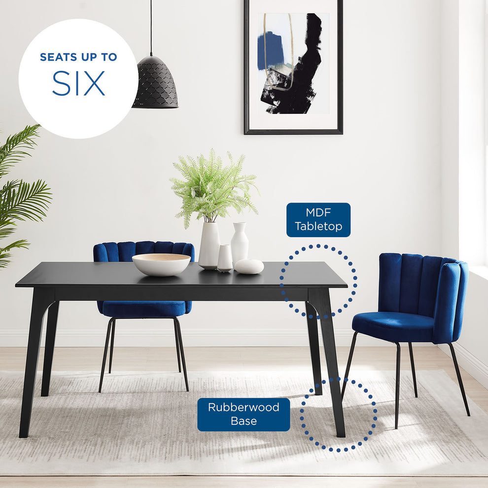 Modway Juxtapose 63" Dining Table - EEI-6017 | Dining Tables | Modishstore - 6