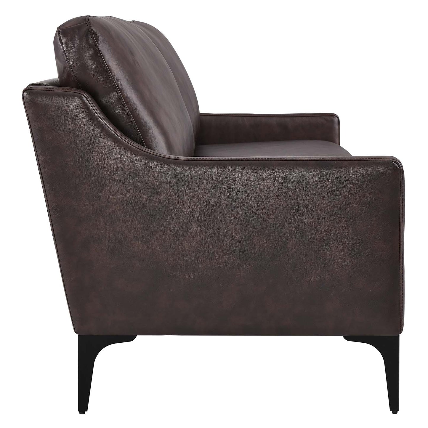 Corland Leather Sofa By Modway - EEI-6018 | Sofas | Modishstore - 3