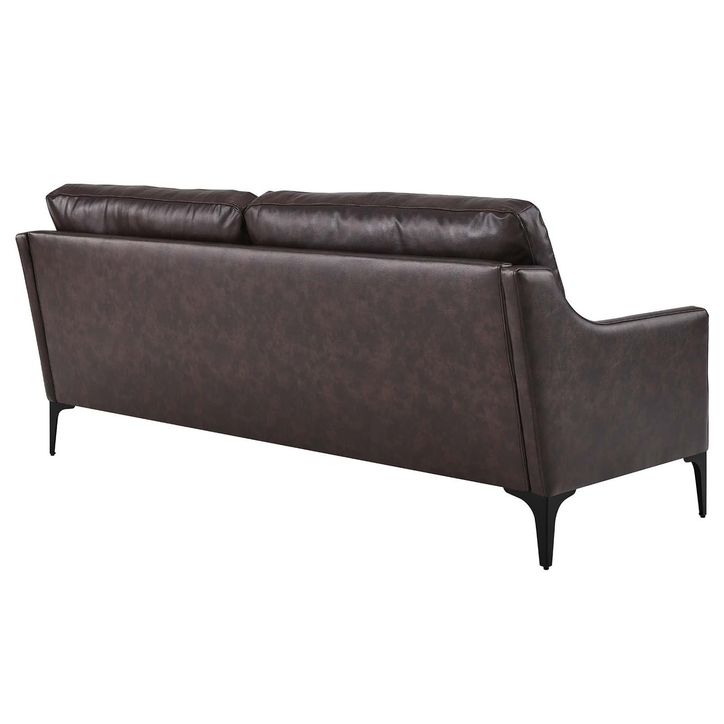 Corland Leather Sofa By Modway - EEI-6018 | Sofas | Modishstore - 4