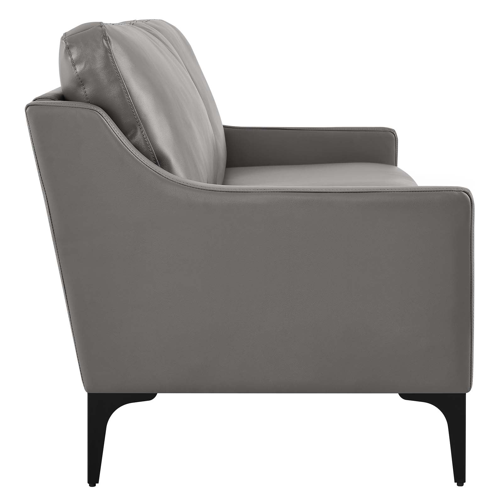 Corland Leather Sofa By Modway - EEI-6018 | Sofas | Modishstore - 10