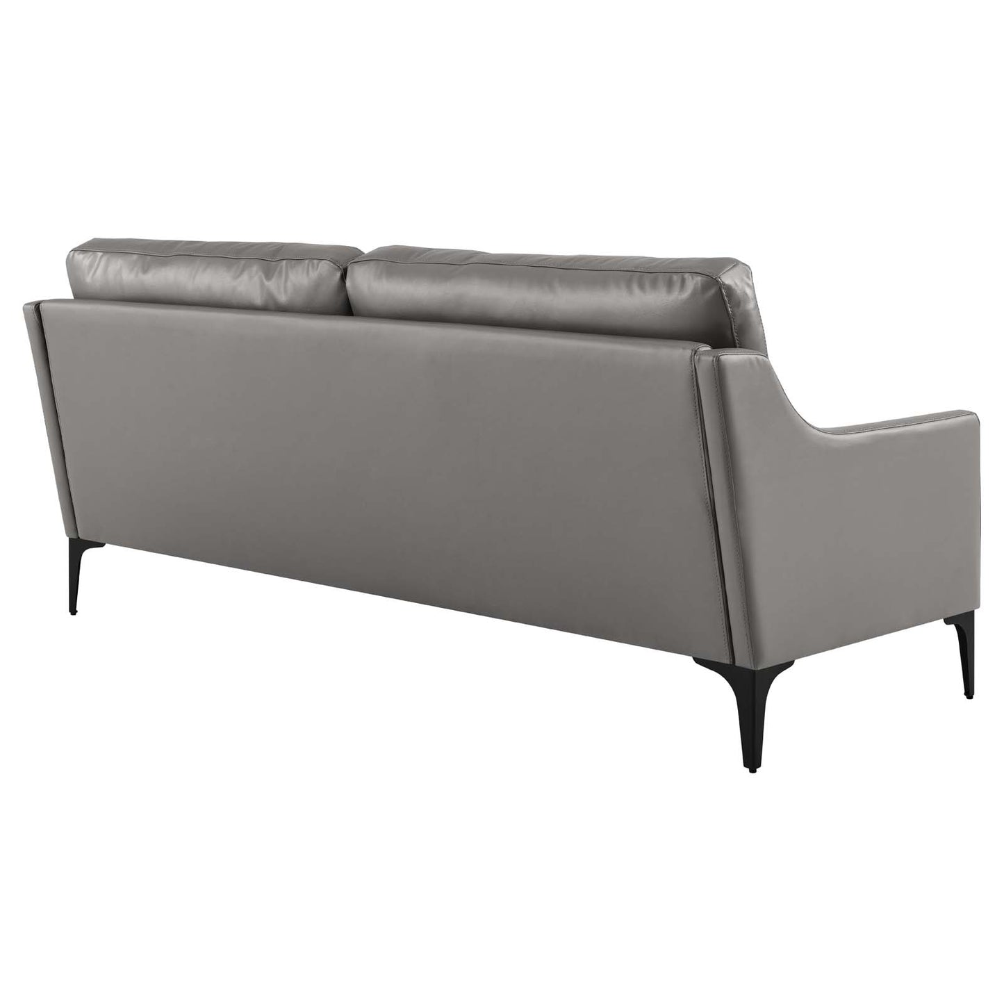 Corland Leather Sofa By Modway - EEI-6018 | Sofas | Modishstore - 11