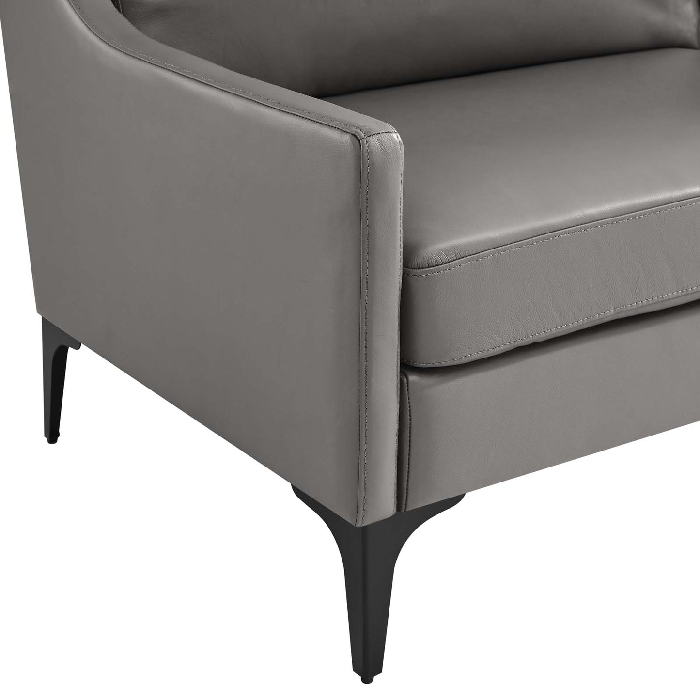 Corland Leather Sofa By Modway - EEI-6018 | Sofas | Modishstore - 13