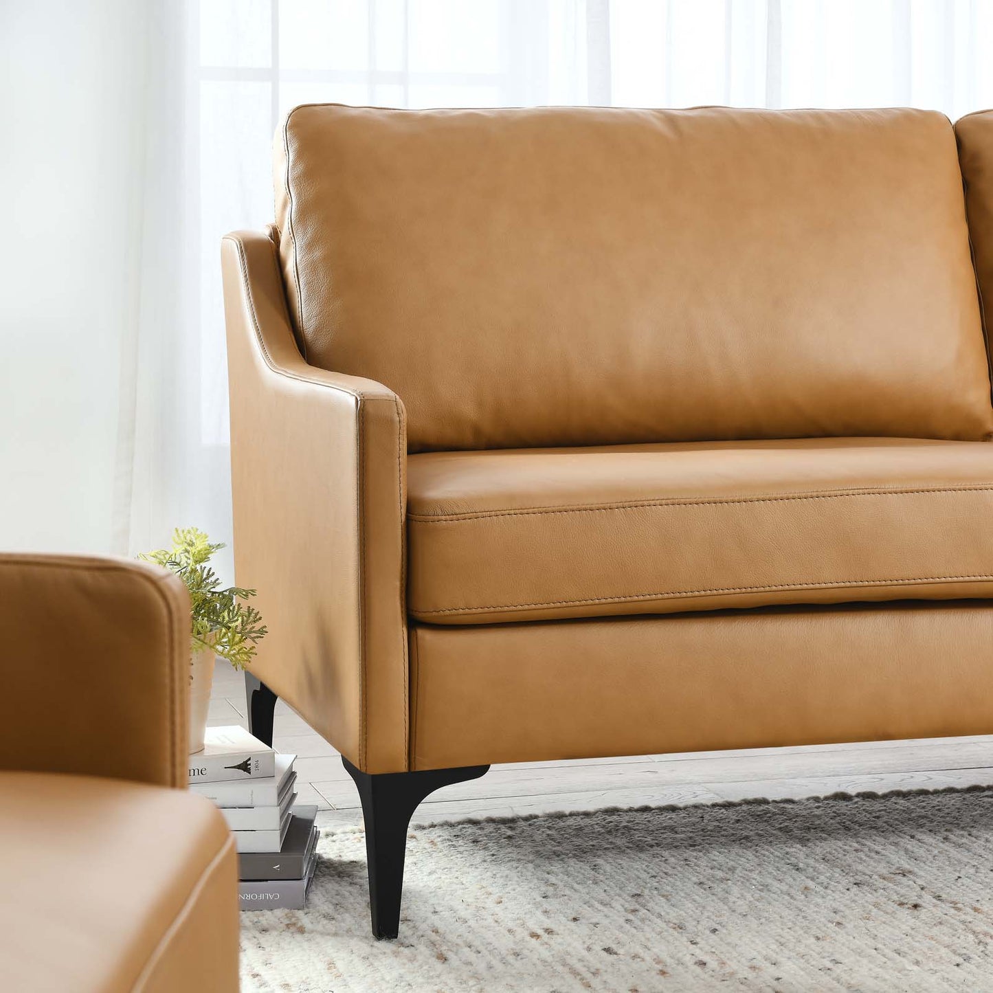 Corland Leather Sofa By Modway - EEI-6018 | Sofas | Modishstore - 23