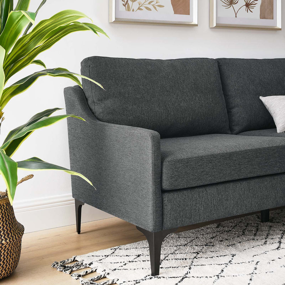 Corland Upholstered Fabric Sofa By Modway - EEI-6019 | Sofas | Modishstore - 16