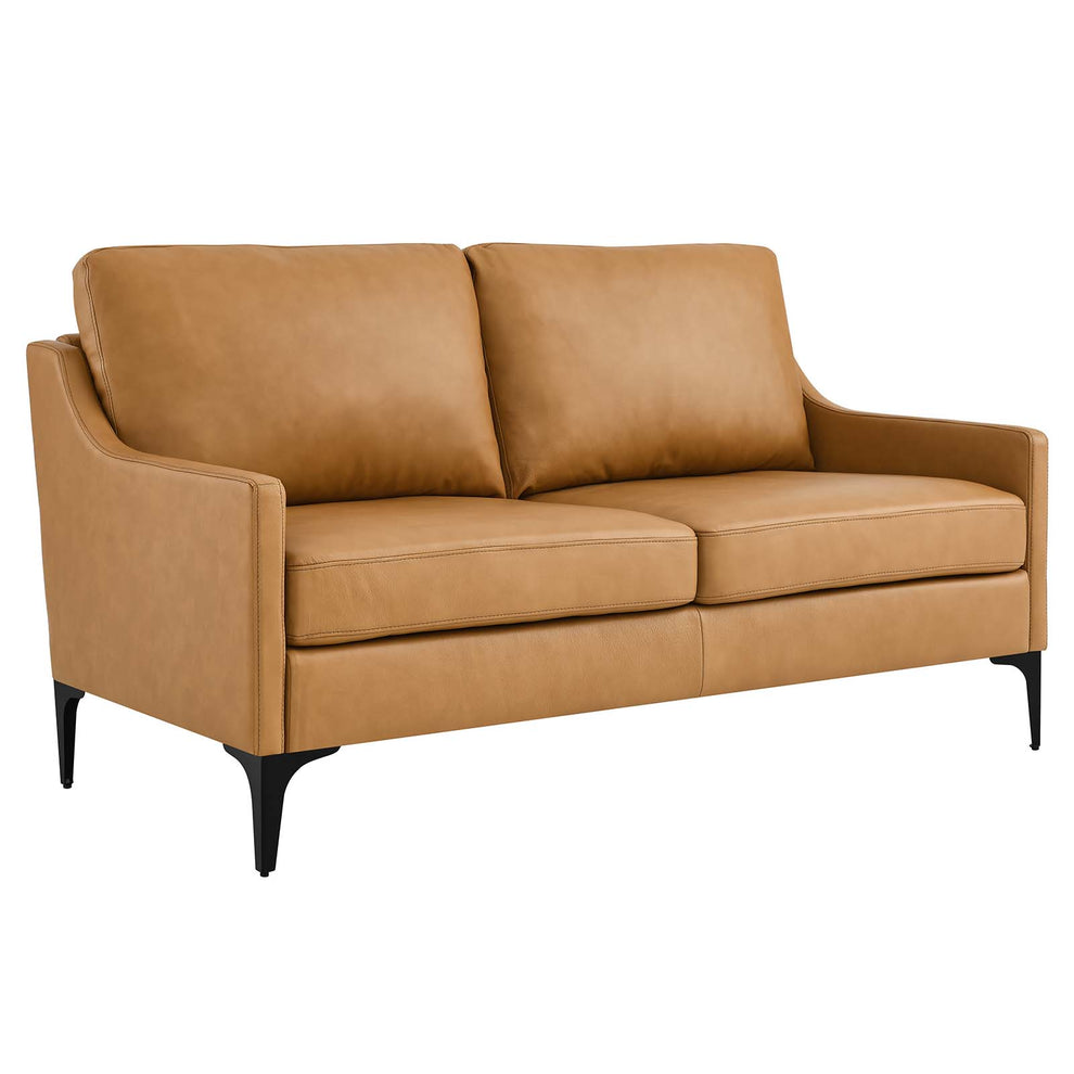 Corland Leather Loveseat By Modway - EEI-6020 | Loveseats | Modishstore - 17