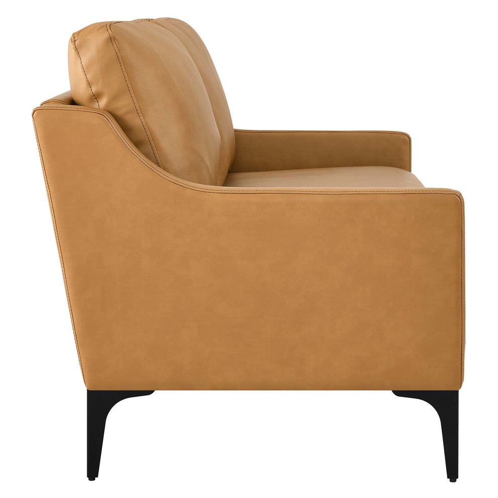 Corland Leather Loveseat By Modway - EEI-6020 | Loveseats | Modishstore - 18