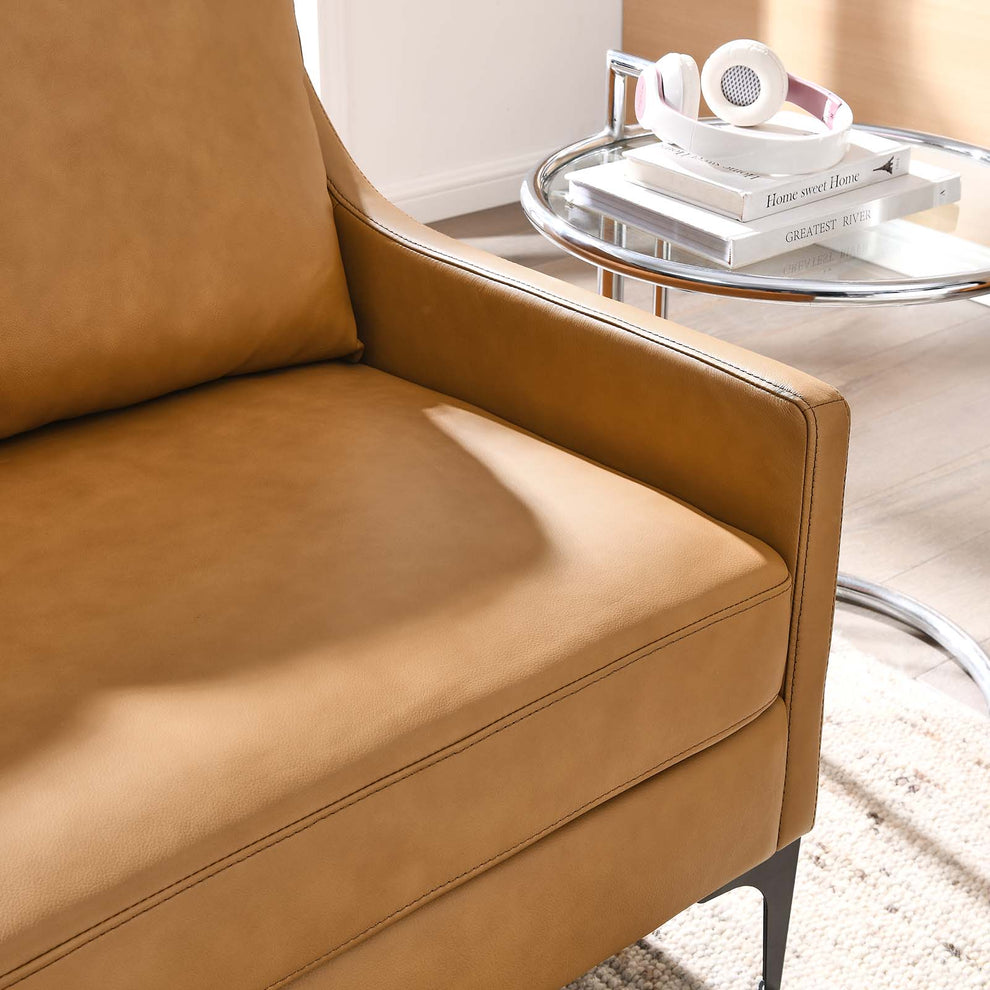 Corland Leather Loveseat By Modway - EEI-6020 | Loveseats | Modishstore - 23