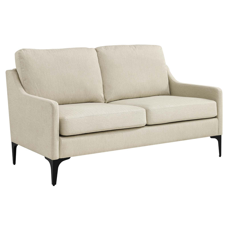 Corland Upholstered Fabric Loveseat By Modway - EEI-6021 | Loveseats | Modishstore - 1