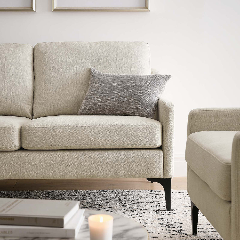 Corland Upholstered Fabric Loveseat By Modway - EEI-6021 | Loveseats | Modishstore - 8
