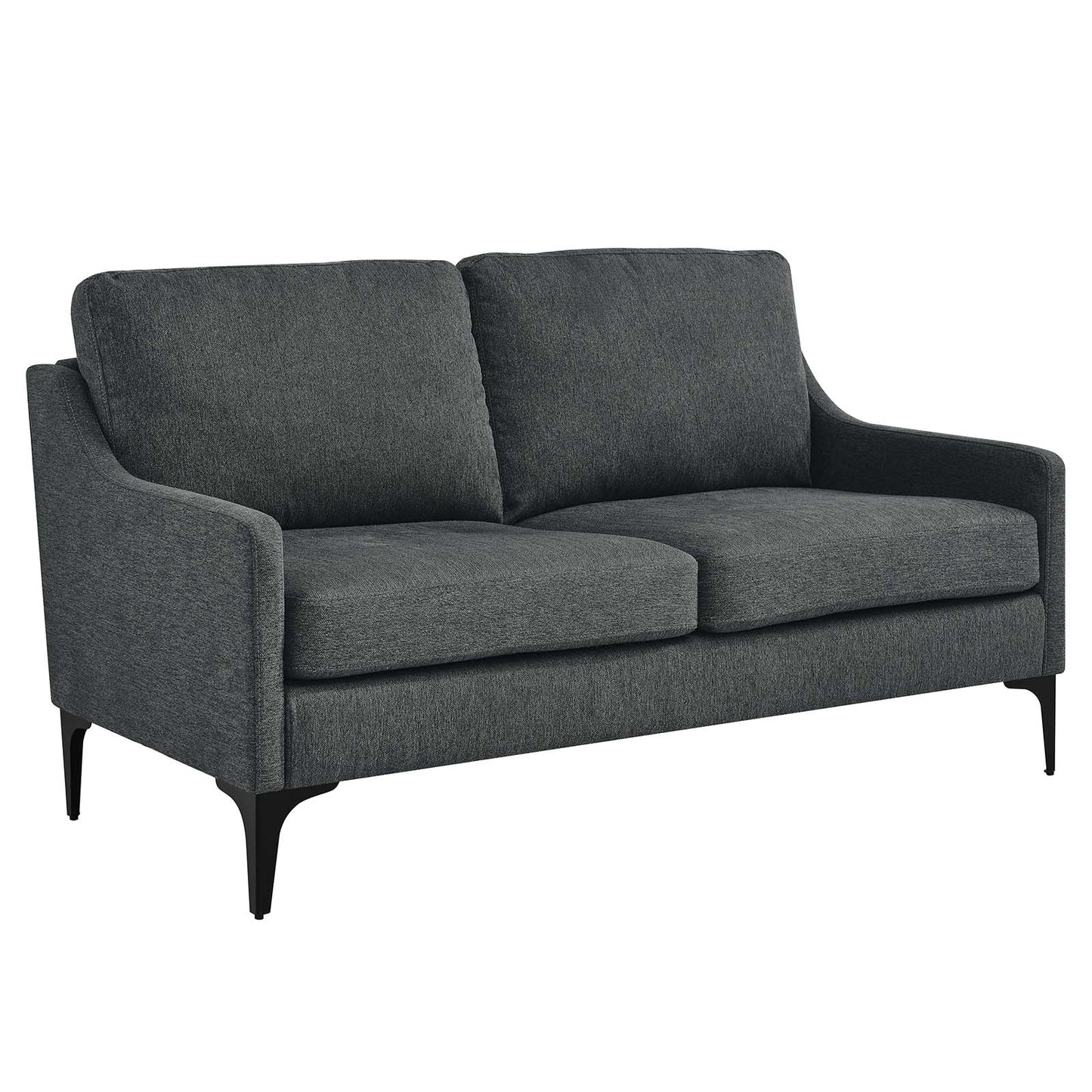 Corland Upholstered Fabric Loveseat By Modway - EEI-6021 | Loveseats | Modishstore - 9