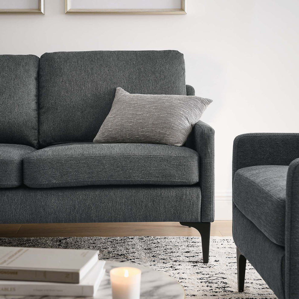 Corland Upholstered Fabric Loveseat By Modway - EEI-6021 | Loveseats | Modishstore - 16