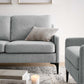 Corland Upholstered Fabric Loveseat By Modway - EEI-6021 | Loveseats | Modishstore - 24
