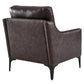 Corland Leather Armchair By Modway - EEI-6022 | Armchairs | Modishstore - 3