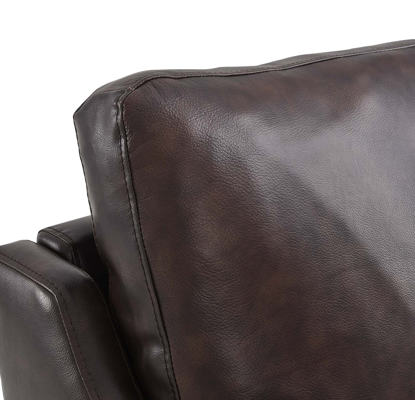 Corland Leather Armchair By Modway - EEI-6022 | Armchairs | Modishstore - 5