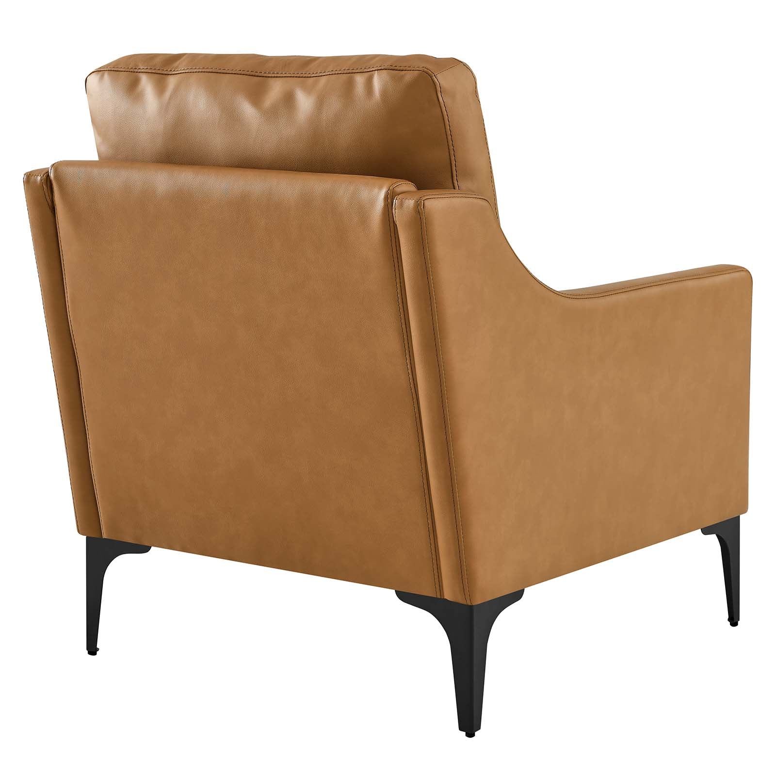 Corland Leather Armchair By Modway - EEI-6022 | Armchairs | Modishstore - 19