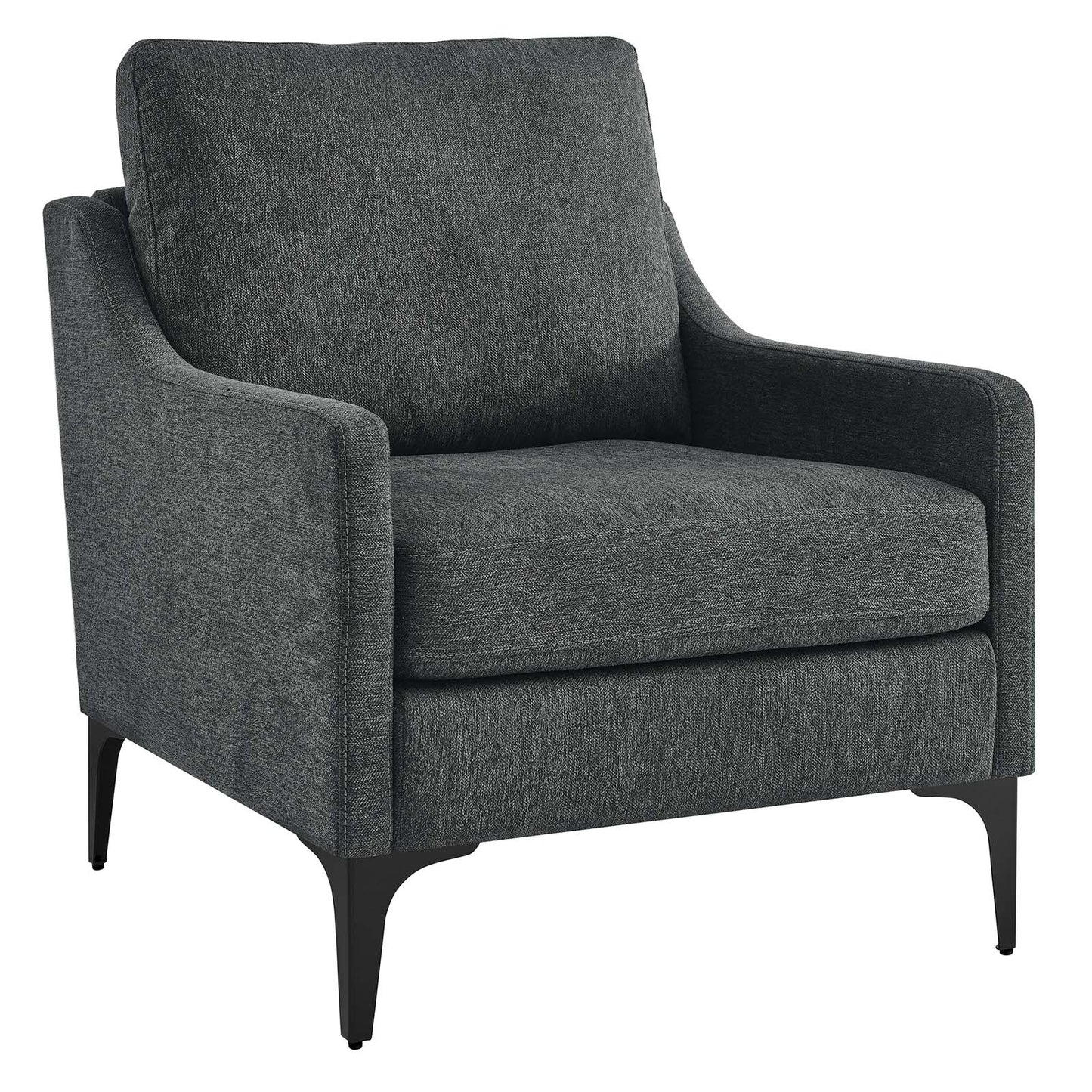 Corland Upholstered Fabric Armchair By Modway - EEI-6023 | Armchairs | Modishstore - 9