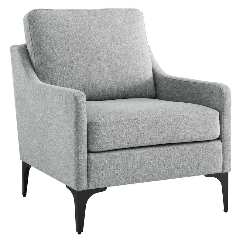 Corland Upholstered Fabric Armchair By Modway - EEI-6023 | Armchairs | Modishstore - 17