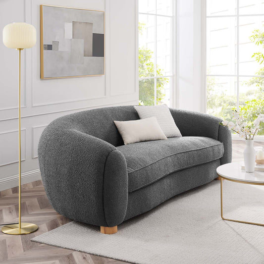 Abundant Boucle Upholstered Fabric Sofa By Modway | Sofas | Modishstore