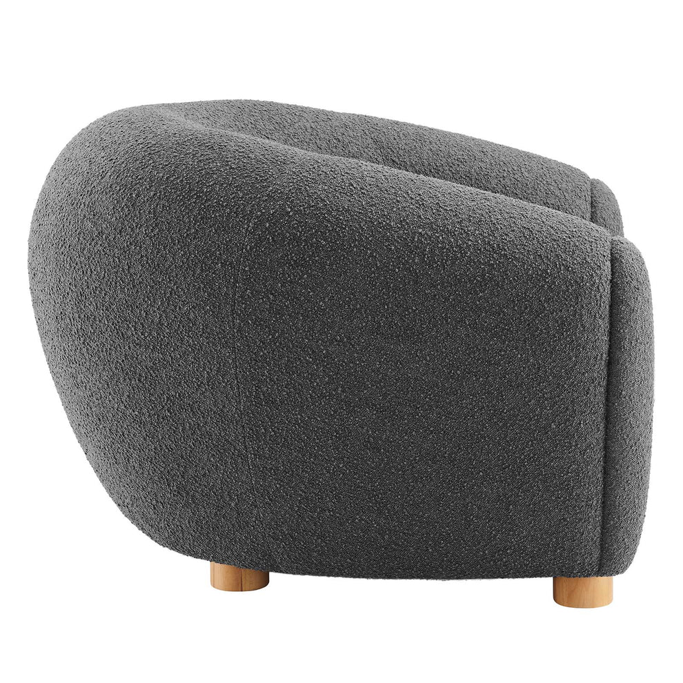 Abundant Boucle Upholstered Fabric Armchair By Modway - EEI-6025 | Armchairs | Modishstore - 4