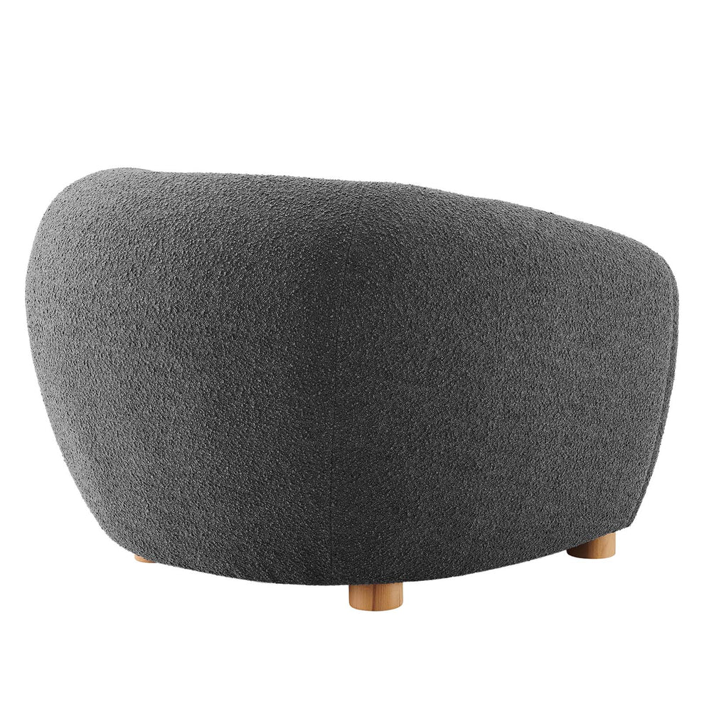 Abundant Boucle Upholstered Fabric Armchair By Modway - EEI-6025 | Armchairs | Modishstore - 5