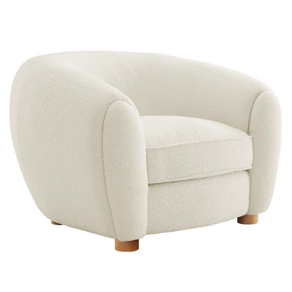 Abundant Boucle Upholstered Fabric Armchair By Modway | Armchairs | Modishstore-9