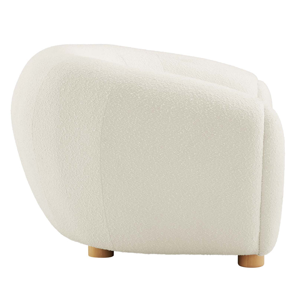 Abundant Boucle Upholstered Fabric Armchair By Modway - EEI-6025 | Armchairs | Modishstore - 11