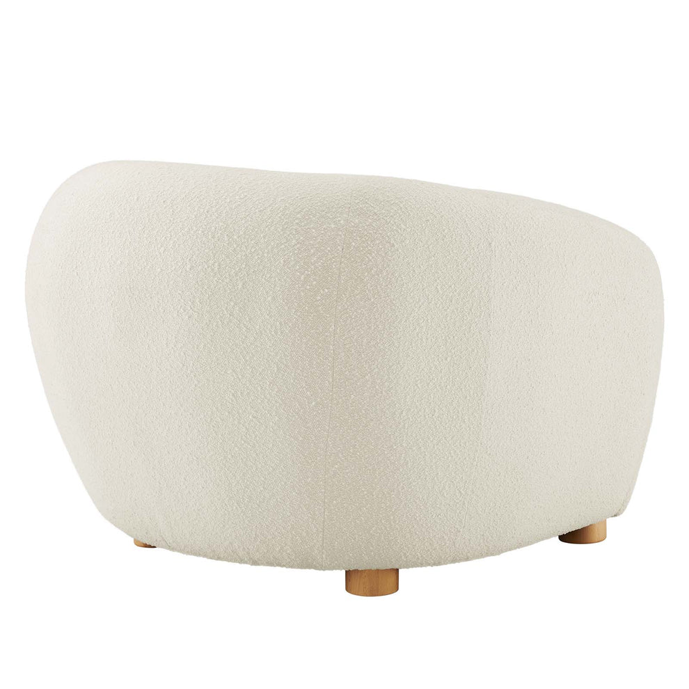 Abundant Boucle Upholstered Fabric Armchair By Modway - EEI-6025 | Armchairs | Modishstore - 12
