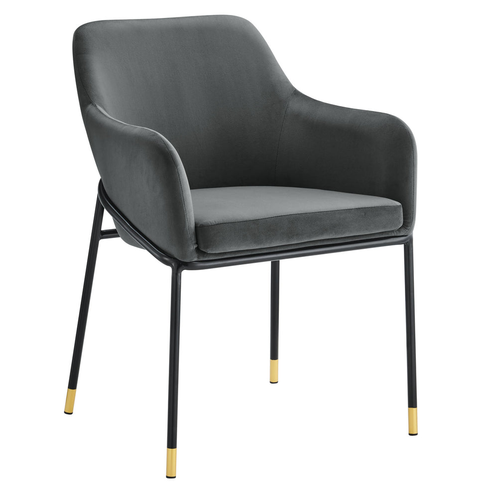 Jovi Performance Velvet Dining Armchair Set of 2 By Modway - EEI-6026 | Dining Chairs | Modishstore - 13