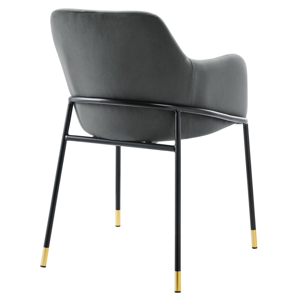 Jovi Performance Velvet Dining Armchair Set of 2 By Modway - EEI-6026 | Dining Chairs | Modishstore - 5