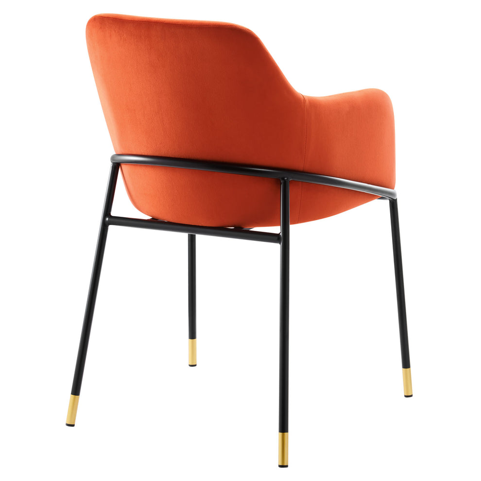 Jovi Performance Velvet Dining Armchair Set of 2 By Modway - EEI-6026 | Dining Chairs | Modishstore - 25