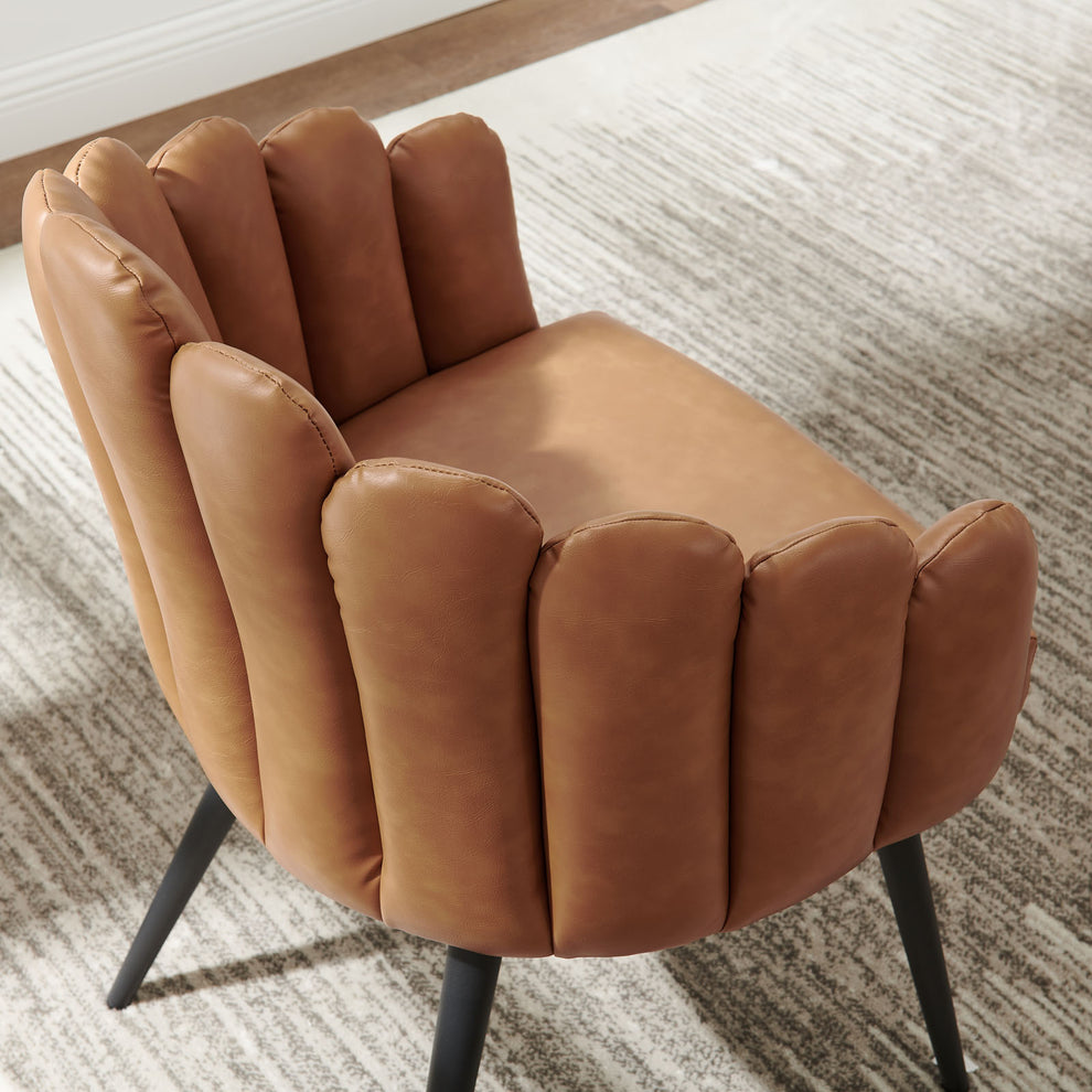 Vanguard Vegan Leather Dining Chair Set of 2 By Modway - EEI-6029 | Dining Chairs | Modishstore - 6