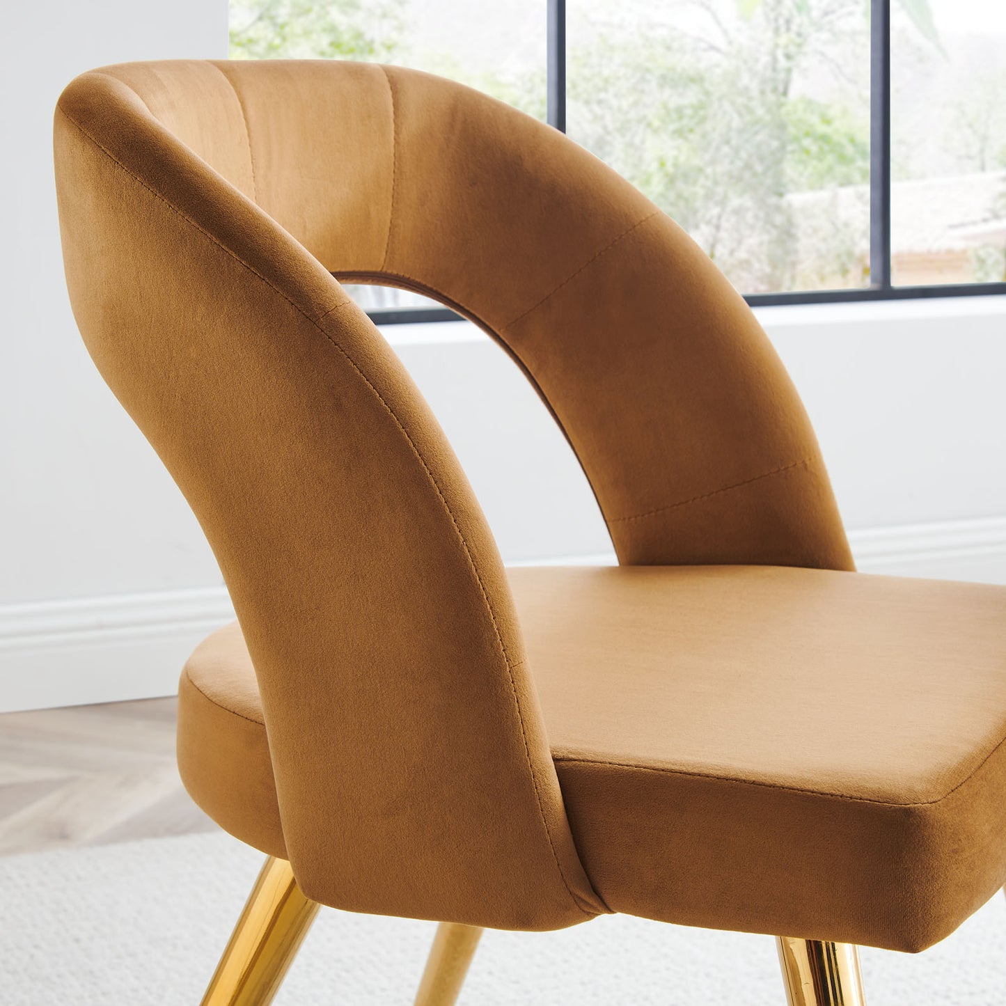 Marciano Performance Velvet Dining Chair Set of 2 By Modway - EEI-6030 | Dining Chairs | Modishstore - 7
