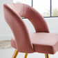Marciano Performance Velvet Dining Chair Set of 2 By Modway - EEI-6030 | Dining Chairs | Modishstore - 35