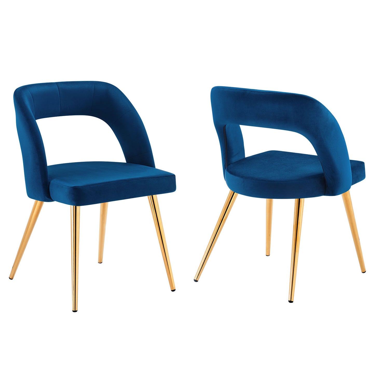 Marciano Performance Velvet Dining Chair Set of 2 By Modway - EEI-6030 | Dining Chairs | Modishstore - 12