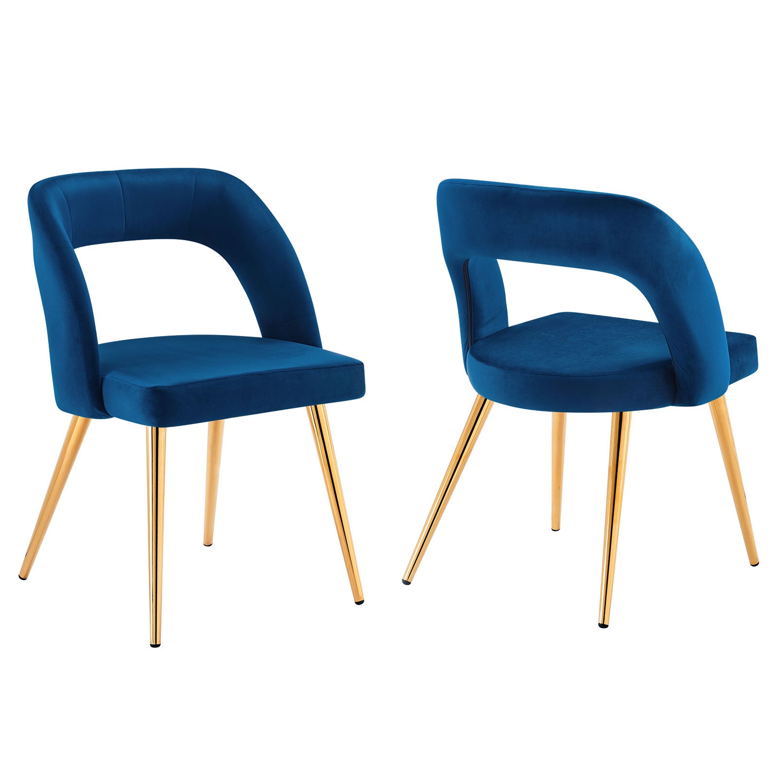 Marciano Performance Velvet Dining Chair Set of 2 By Modway - EEI-6030 | Dining Chairs | Modishstore - 12