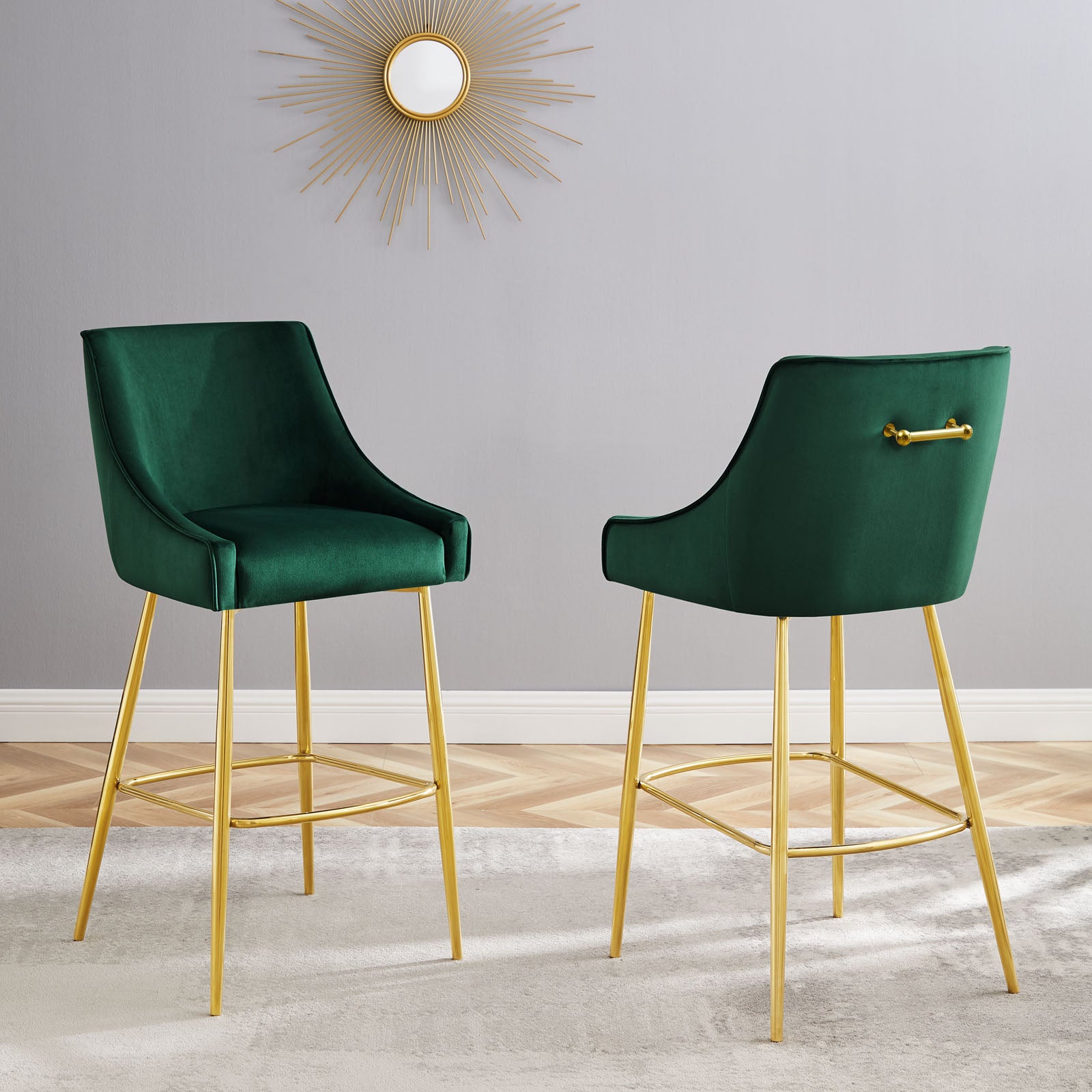 Discern Bar Stools - Set of 2 By Modway - EEI-6037 | Bar Stools | Modishstore - 1