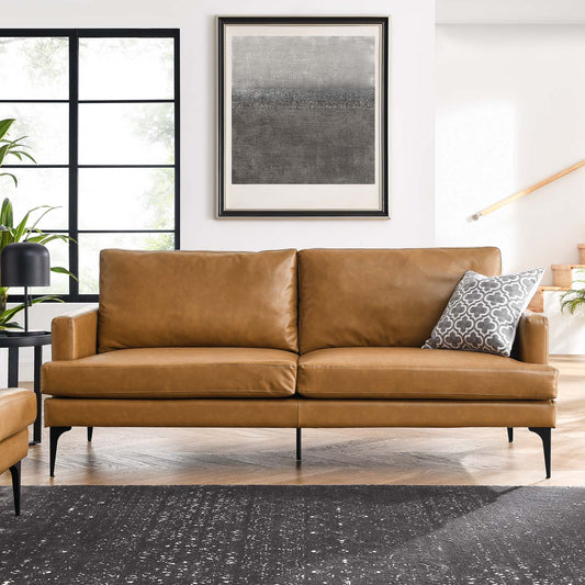 Evermore Vegan Leather Sofa By Modway - EEI-6049 | Sofas | Modishstore