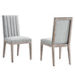 Maisonette French Vintage Tufted Fabric Dining Side Chairs Set of 2 By Modway - EEI-6052 | Dining Chairs | Modishstore - 10