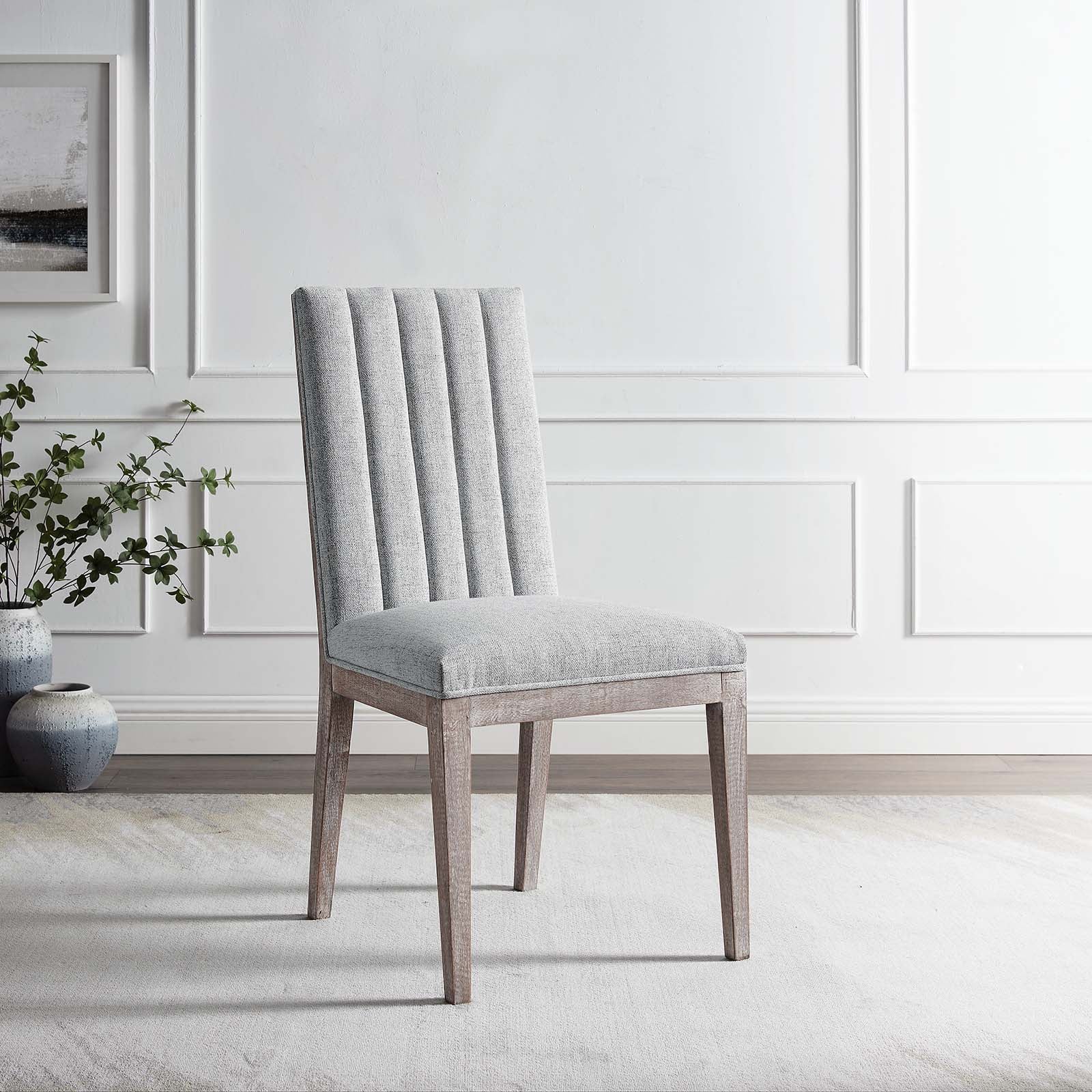 Maisonette French Vintage Tufted Fabric Dining Side Chairs Set of 2 By Modway - EEI-6052 | Dining Chairs | Modishstore - 18