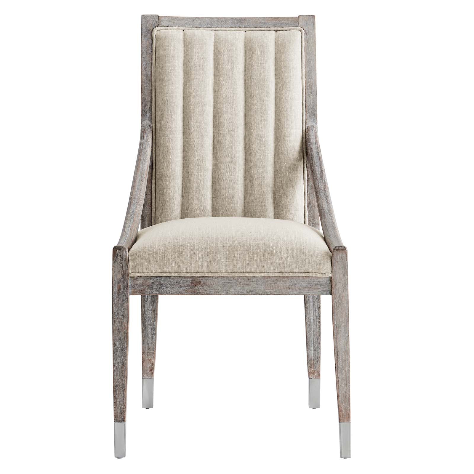 Maison French Vintage Tufted Fabric Dining Armchair By Modway - EEI-6053 | Dining Chairs | Modishstore - 5