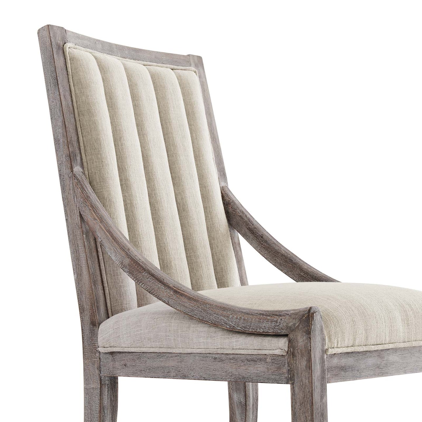 Maison French Vintage Tufted Fabric Dining Armchairs Set of 2 By Modway - EEI-6053 | Dining Chairs | Modishstore - 8