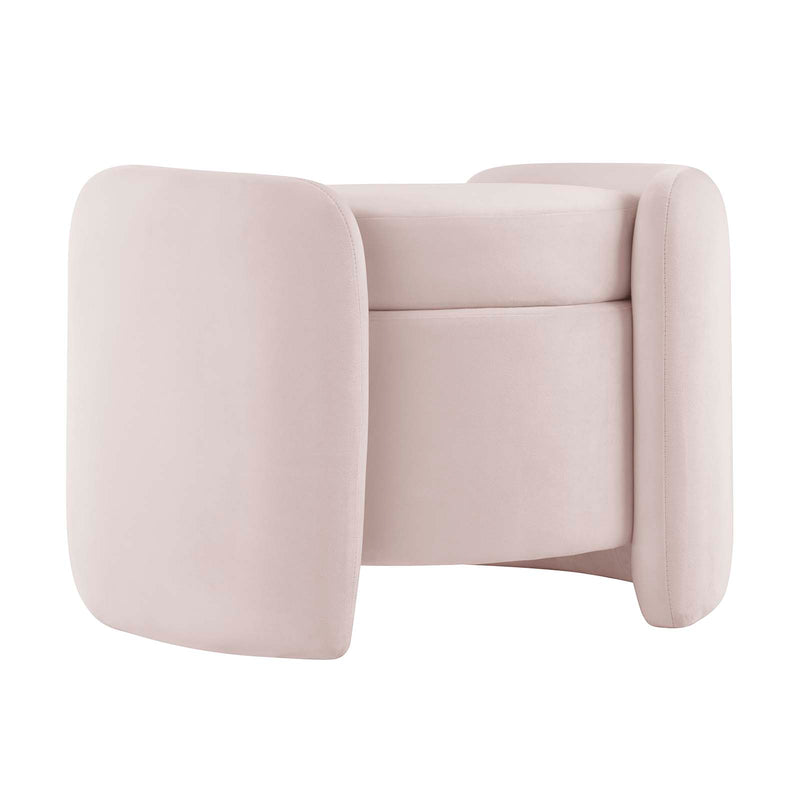 Nebula Upholstered Performance Velvet Ottoman By Modway - EEI-6055 | Ottomans | Modishstore - 19