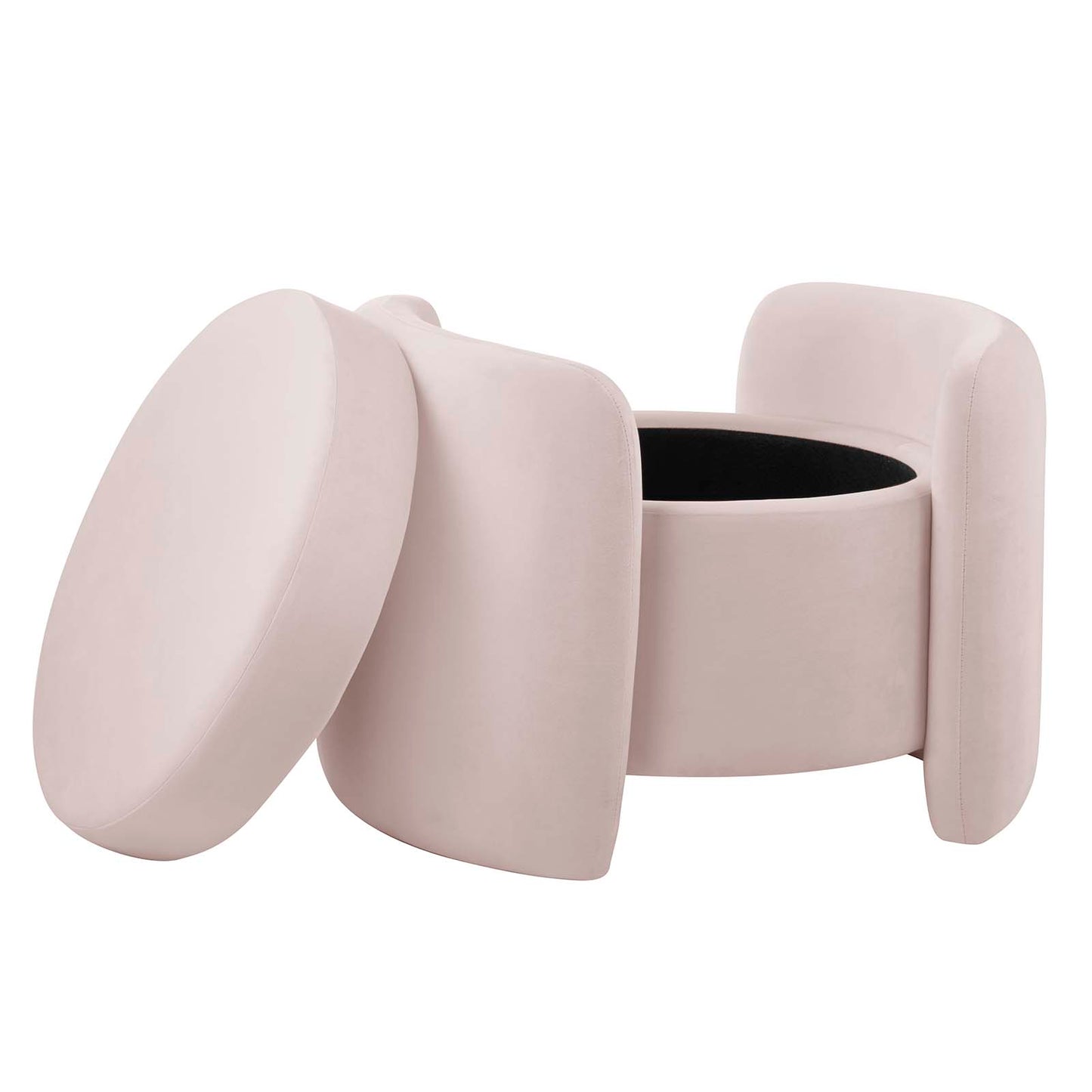 Nebula Upholstered Performance Velvet Ottoman By Modway - EEI-6055 | Ottomans | Modishstore - 21