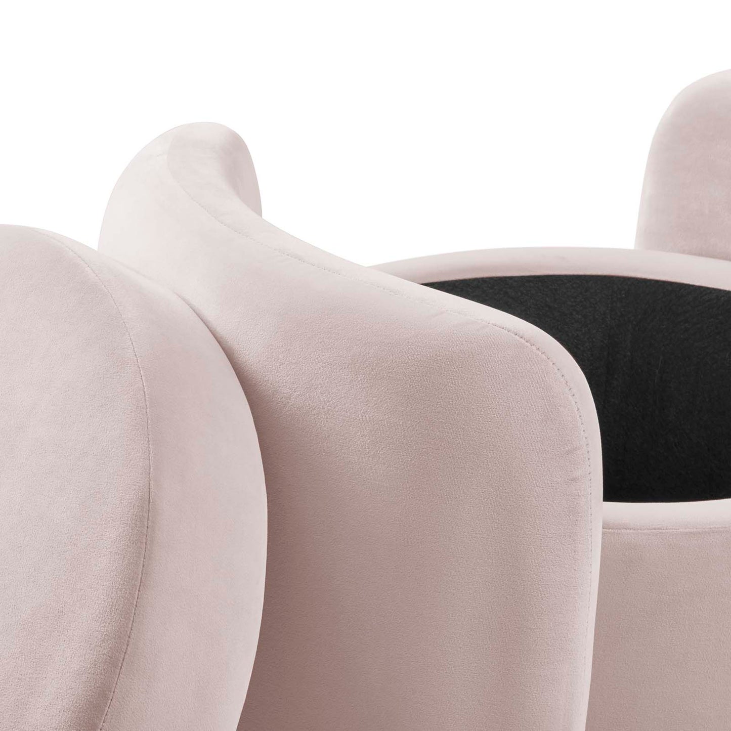 Nebula Upholstered Performance Velvet Ottoman By Modway - EEI-6055 | Ottomans | Modishstore - 25