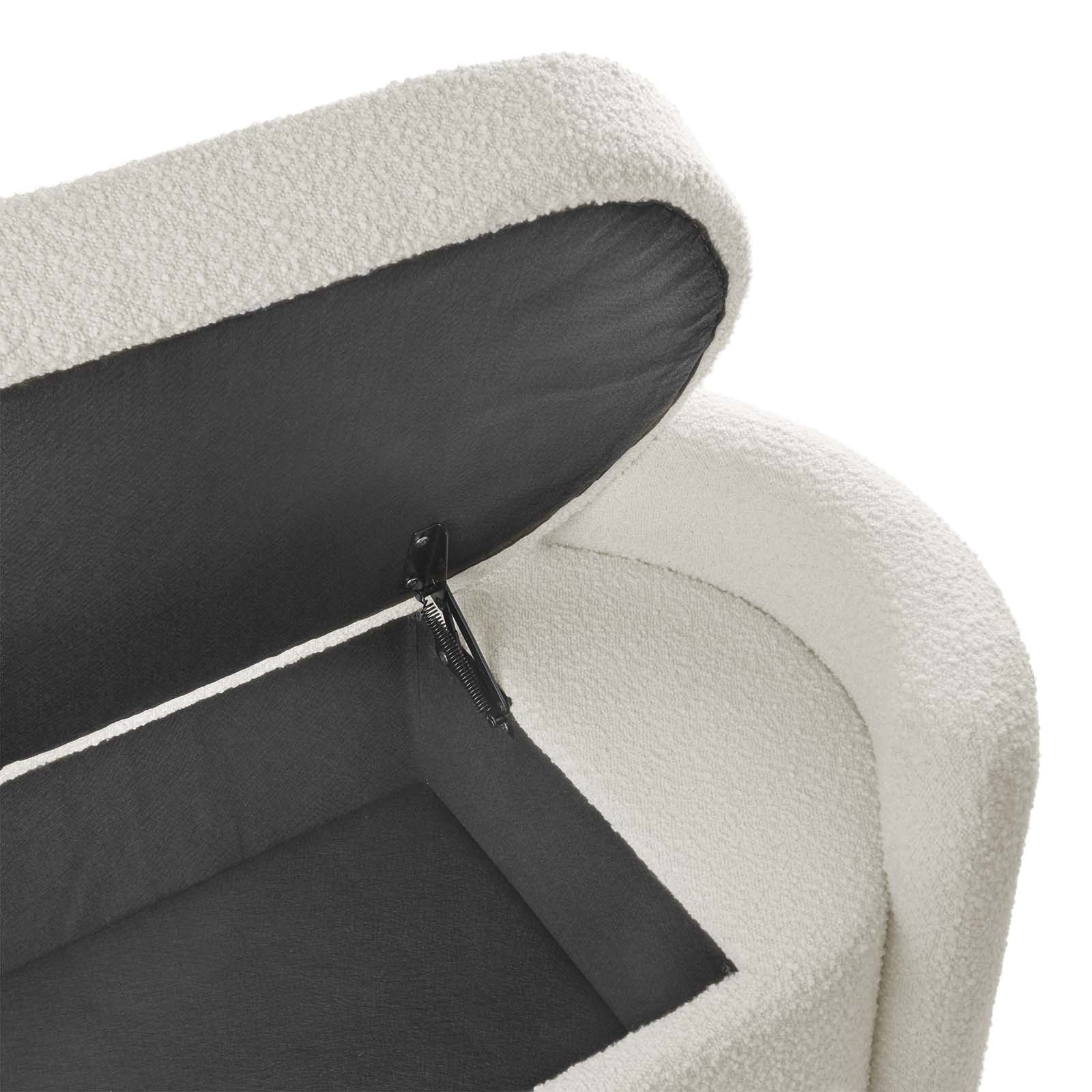 Nebula Boucle Upholstered Bench By Modway - EEI-6056 | Benches | Modishstore - 13