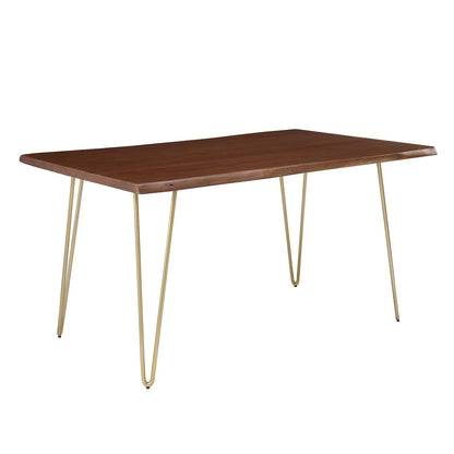 Henley 60" Live Edge Acacia Wood Dining Table By Modway - EEI-6059 | Dining Tables | Modishstore - 11