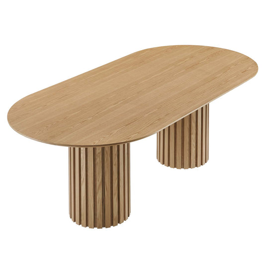 Senja 95" Oval Dining Table By Modway - EEI-6065 | Dining Tables | Modishstore